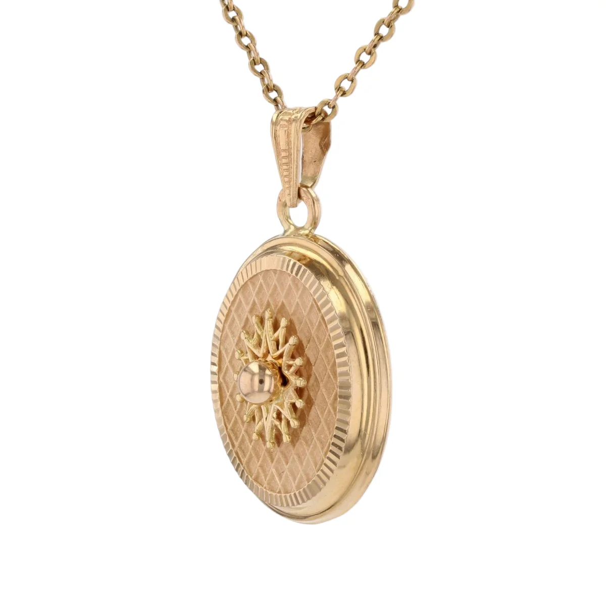 Pendentif en or jaune et perle - Image 3