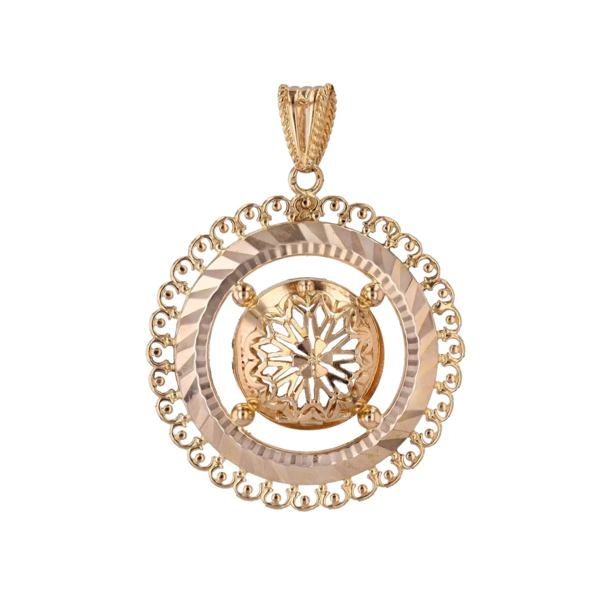 Pendentif en or rose
