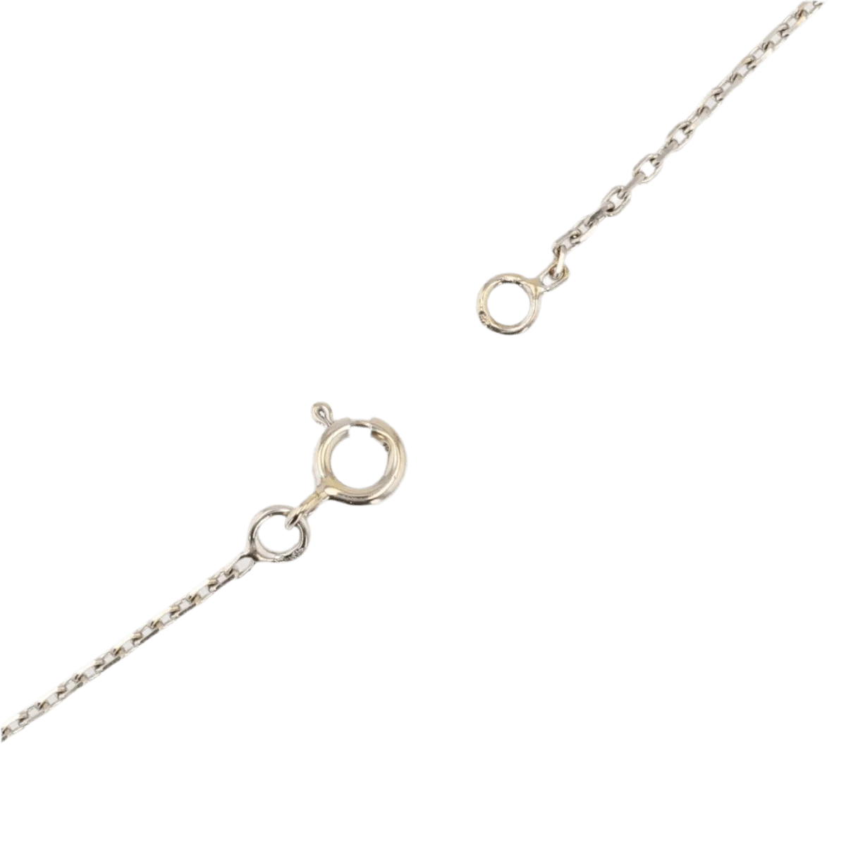 Collier Pendentif en or blanc, saphir et diamants - Image 5