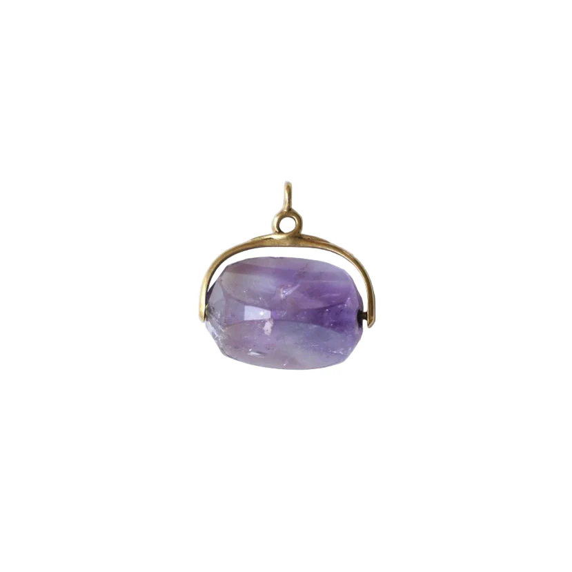 Pendentif en or jaune et améthyste - Image 5