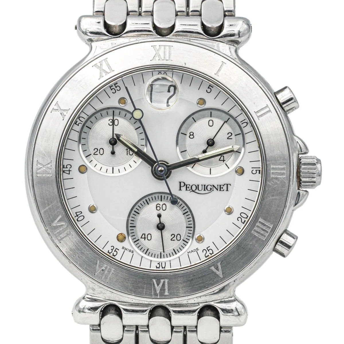 Montre PEGUIGNET "Moorea" en acier, saphir et quartz - Image 4