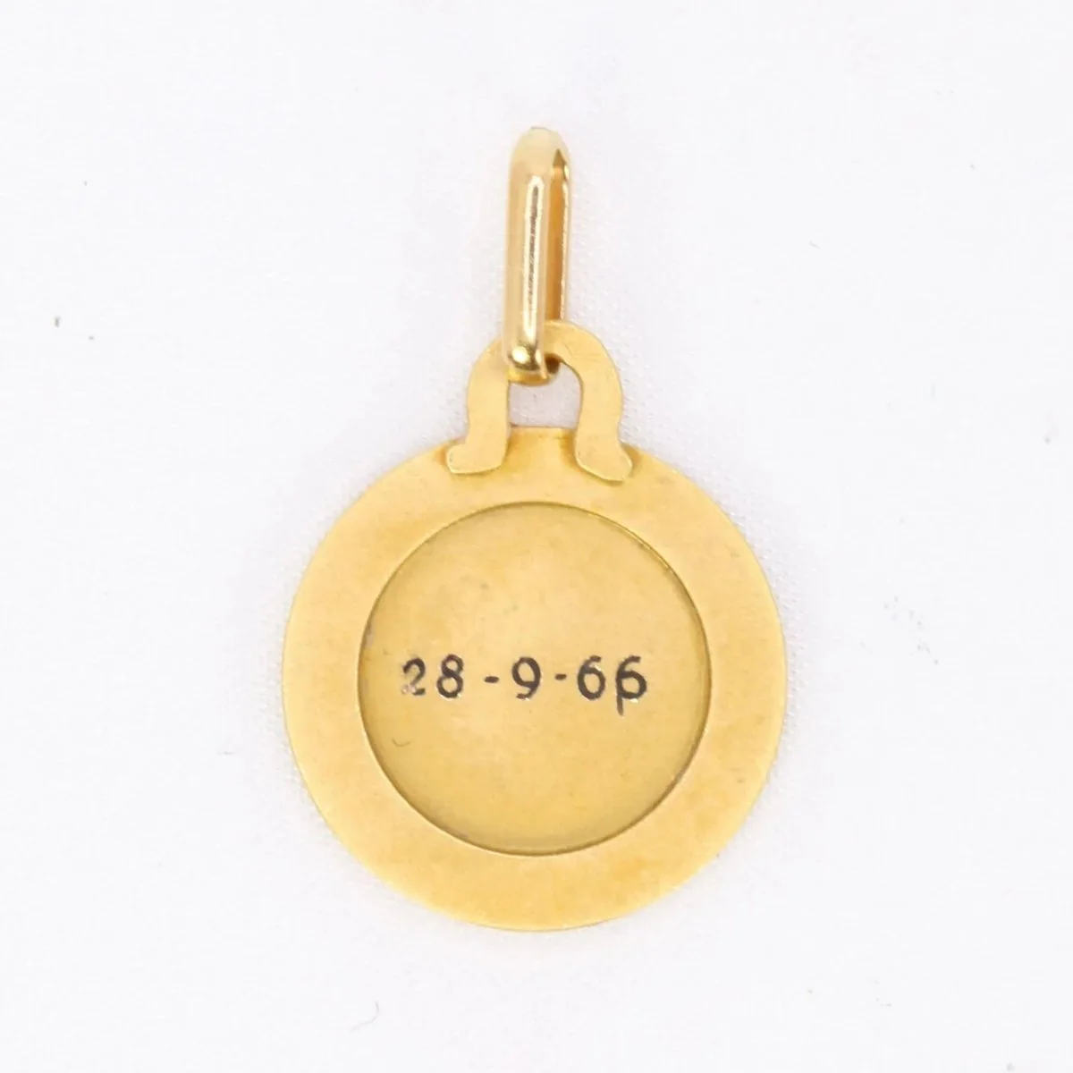 PERROUD Pendentif vintage signe du zodiaque Balance or jaune - Image 4