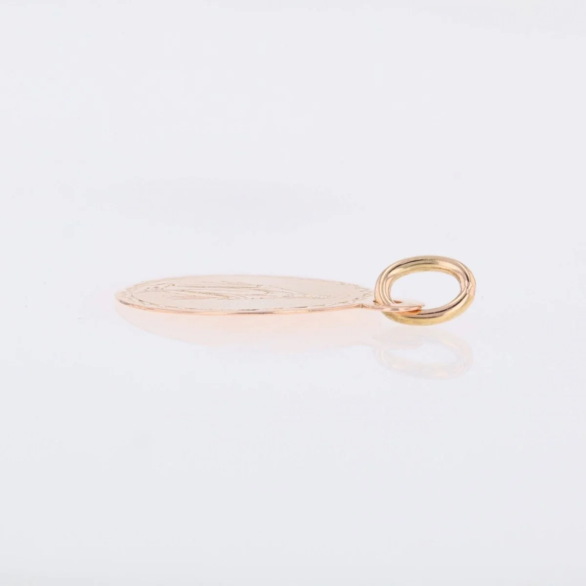 Pendentif Vierge miraculeuse en or rose - Image 8
