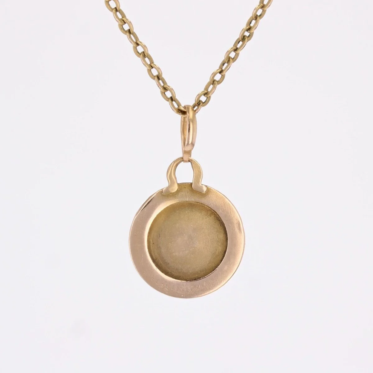 Petite médaille Sagittaire or rose - Image 8