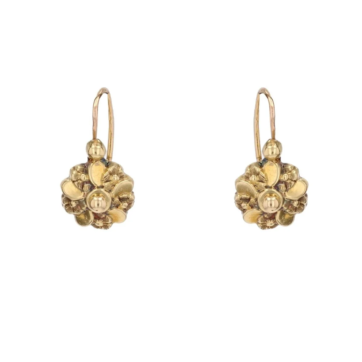 Boucles d'oreilles Dormeuses en or jaune