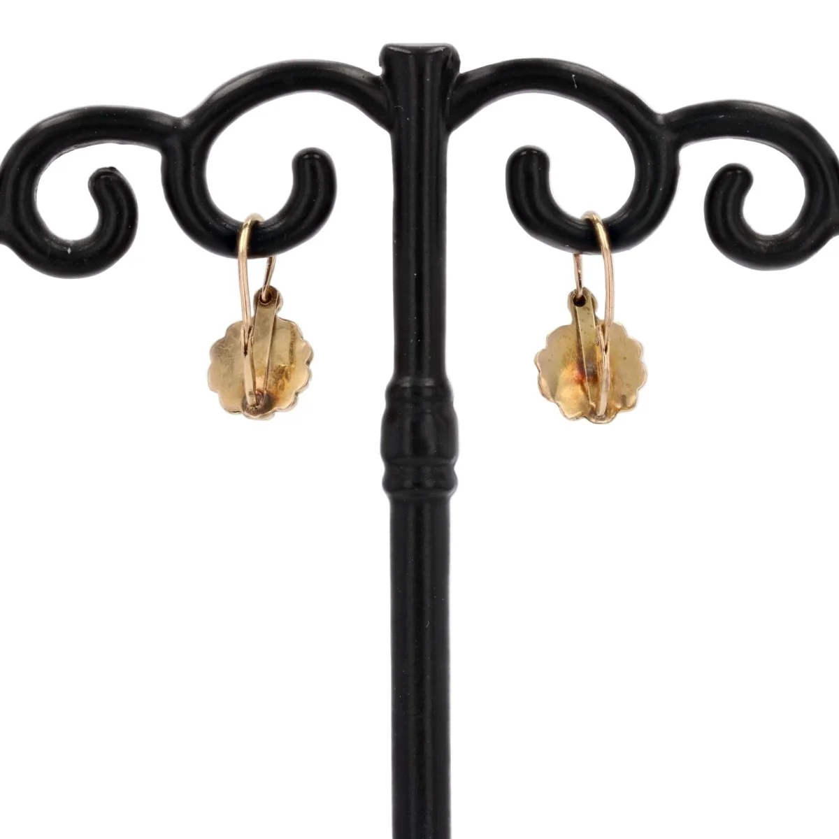 Boucles d'oreilles Dormeuses en or jaune - Image 4
