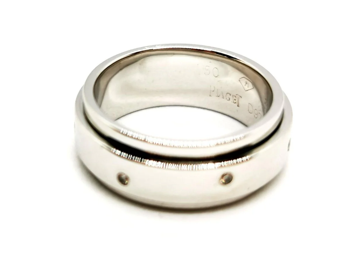Piaget Bague Alliance Possession Or blanc Diamant - Image 7