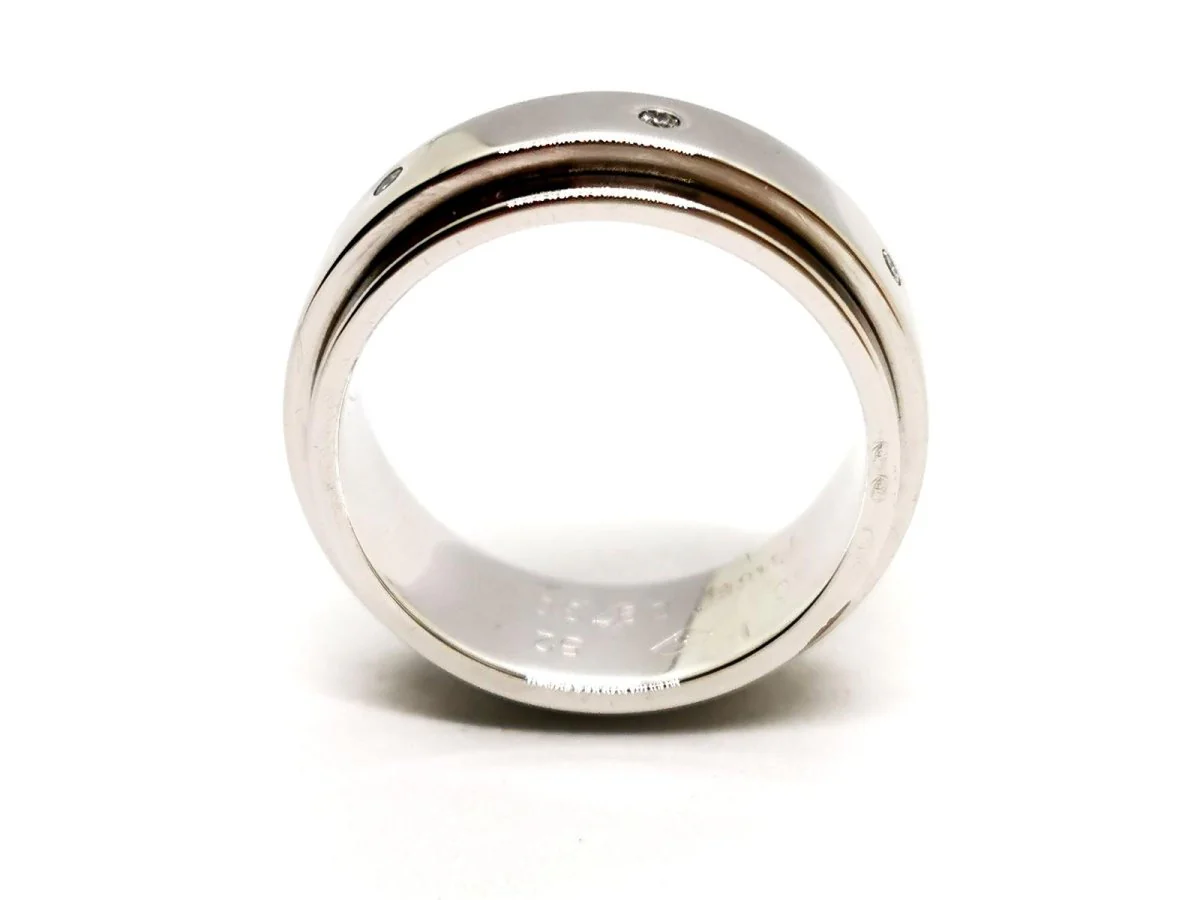 Piaget Bague Alliance Possession Or blanc Diamant - Image 8