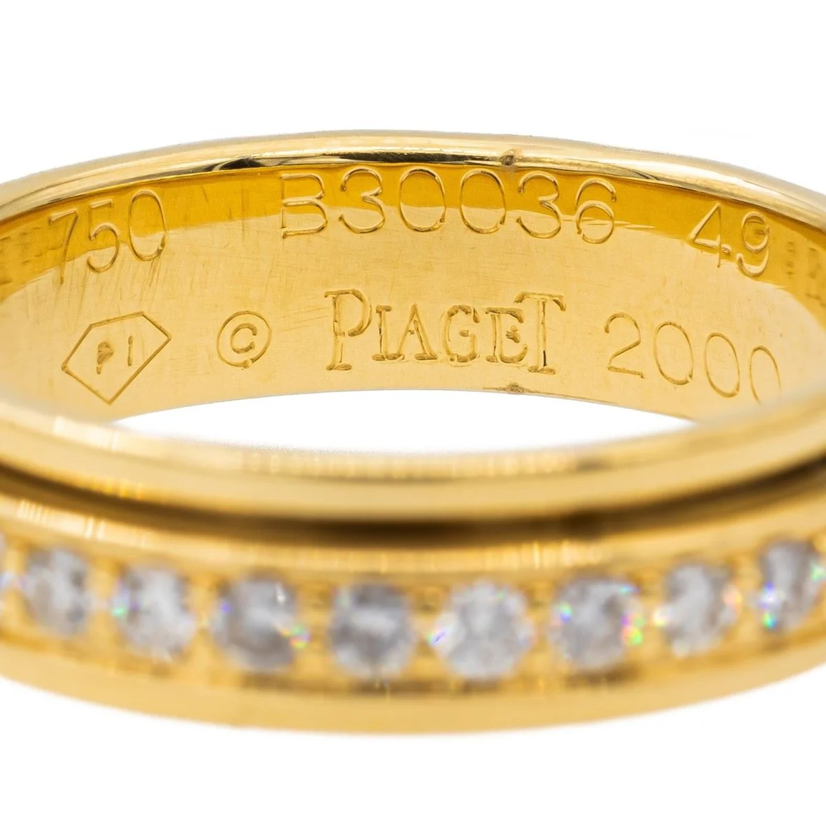 Bague Alliance PIAGET "Possession" en or jaune et diamants - Image 5
