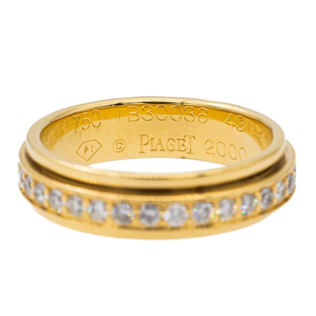 Bague Alliance PIAGET "Possession" en or jaune et diamants - Image 6