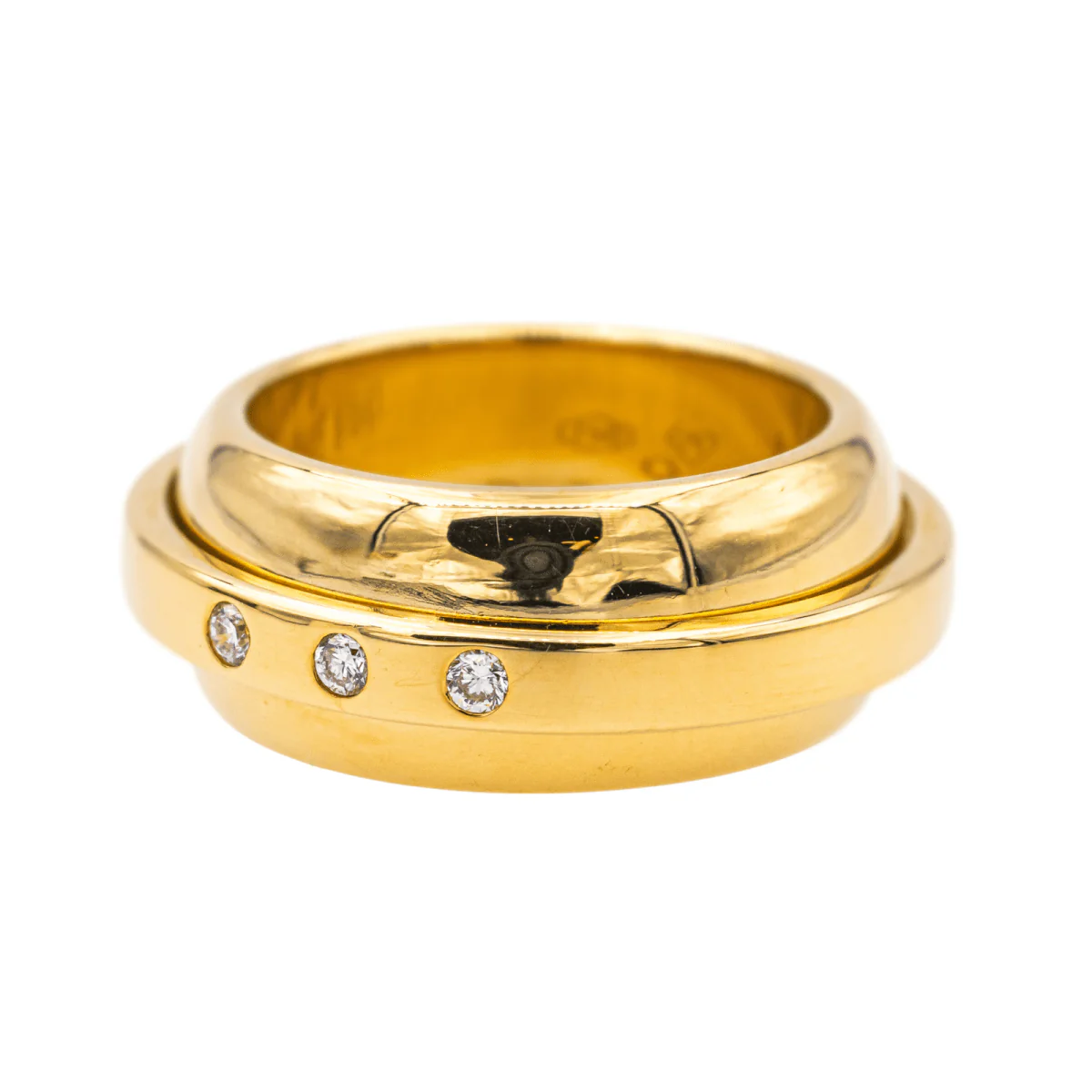 Bague Jonc PIAGET "Possession Swing" en or jaune et diamants - Image 3