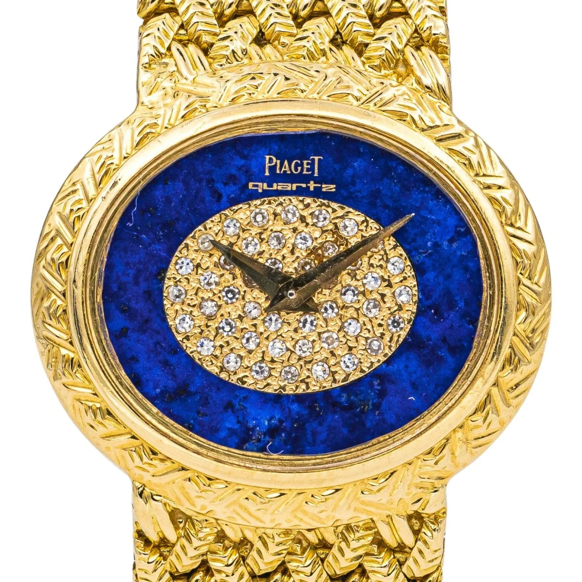 Montre PIAGET en or jaune, lapis-lazuli et diamants - Image 3