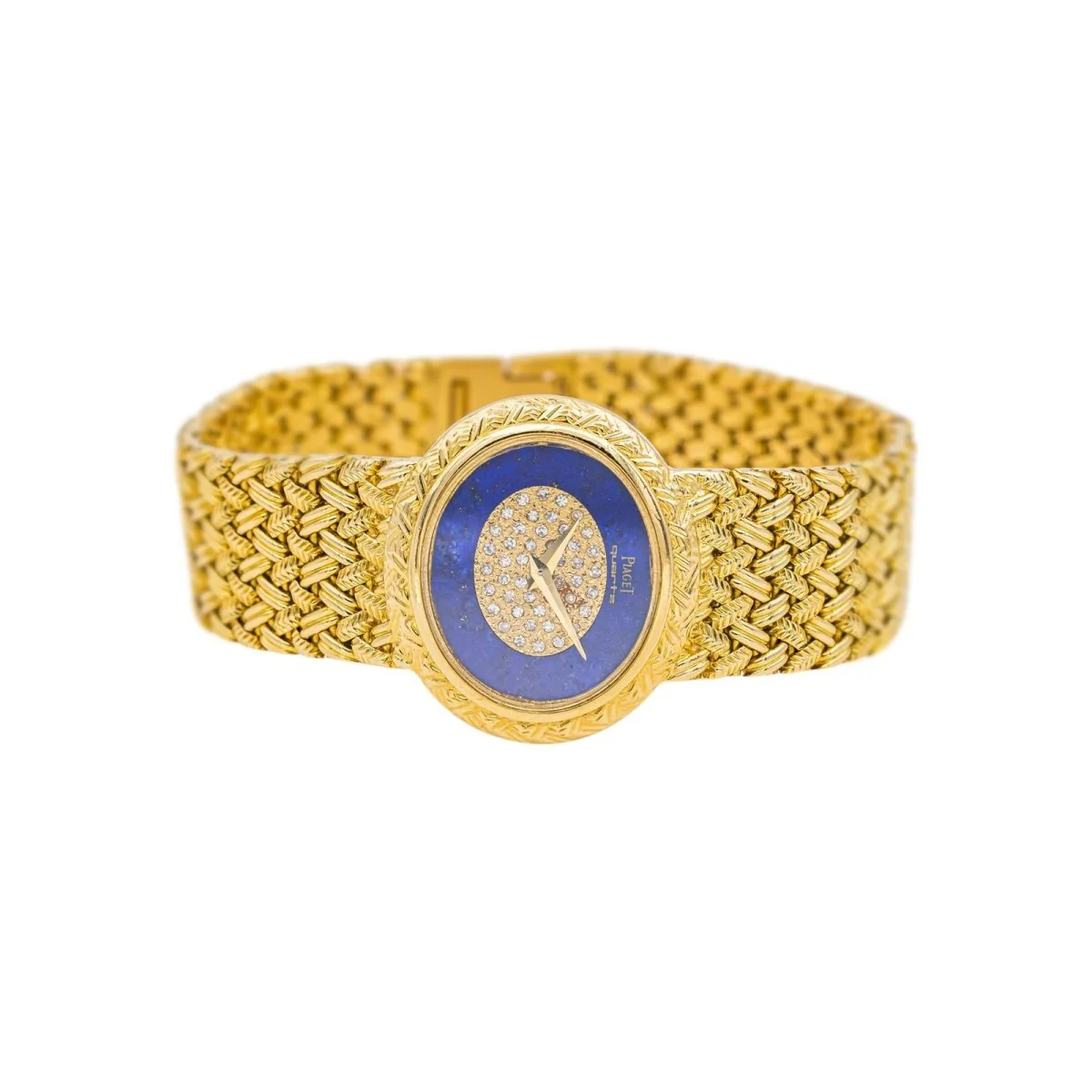 Montre PIAGET en or jaune, lapis-lazuli et diamants - Image 5