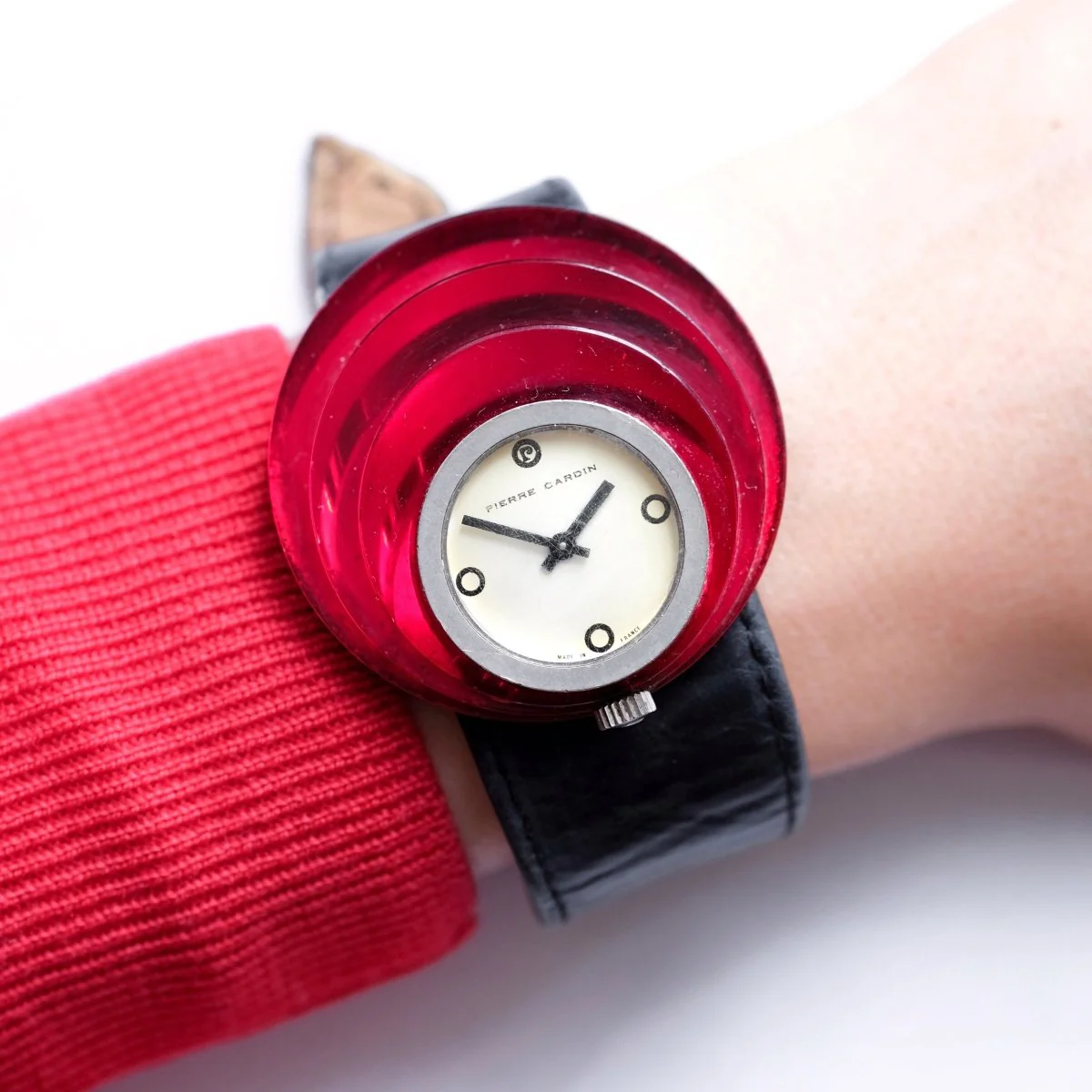 Pierre Cardin x Jaeger "Espace" PC 112 Red - v. 1970 - Image 2