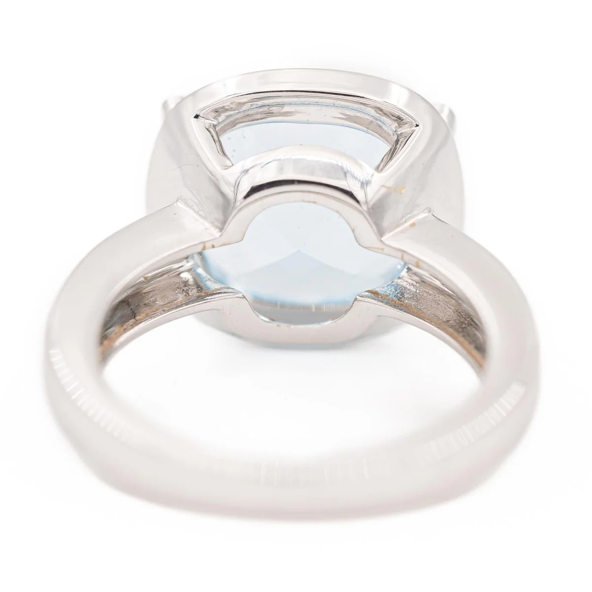 Bague Cocktail POIRAY "Filles Antik" en or blanc et topaze - Image 3