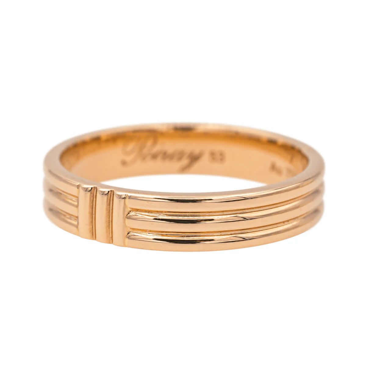 Bague Bandeau POIRAY "Ma Première" en or rose - Image 3