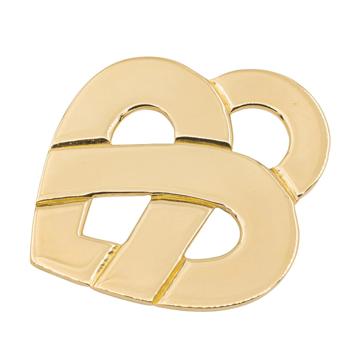 Poiray Pendentif Cœur entrelacé Or jaune - Image 2