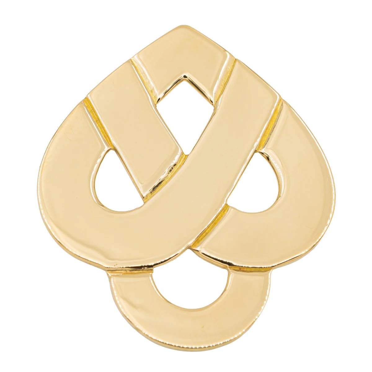 Poiray Pendentif Cœur entrelacé Or jaune - Image 3