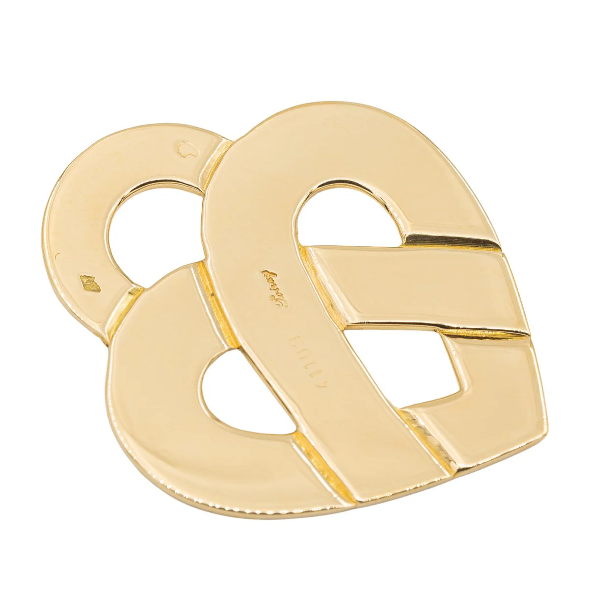 Poiray Pendentif Cœur entrelacé Or jaune - Image 6