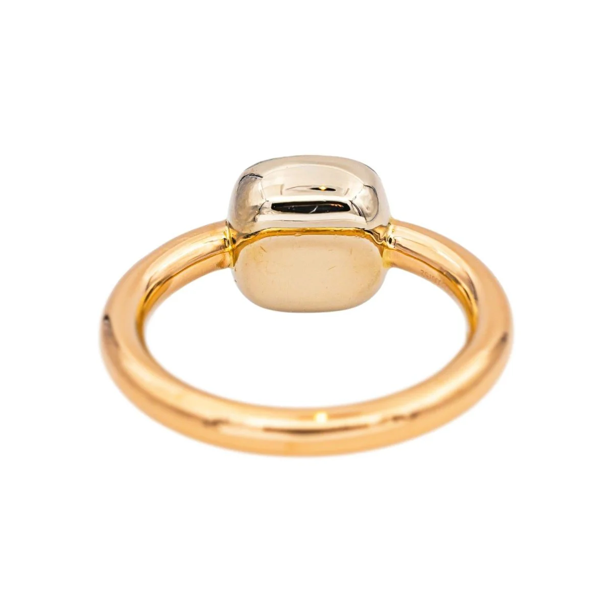 Bague Solitaire POMELLATO "Nudo Classic" en or rose et topaze - Image 5
