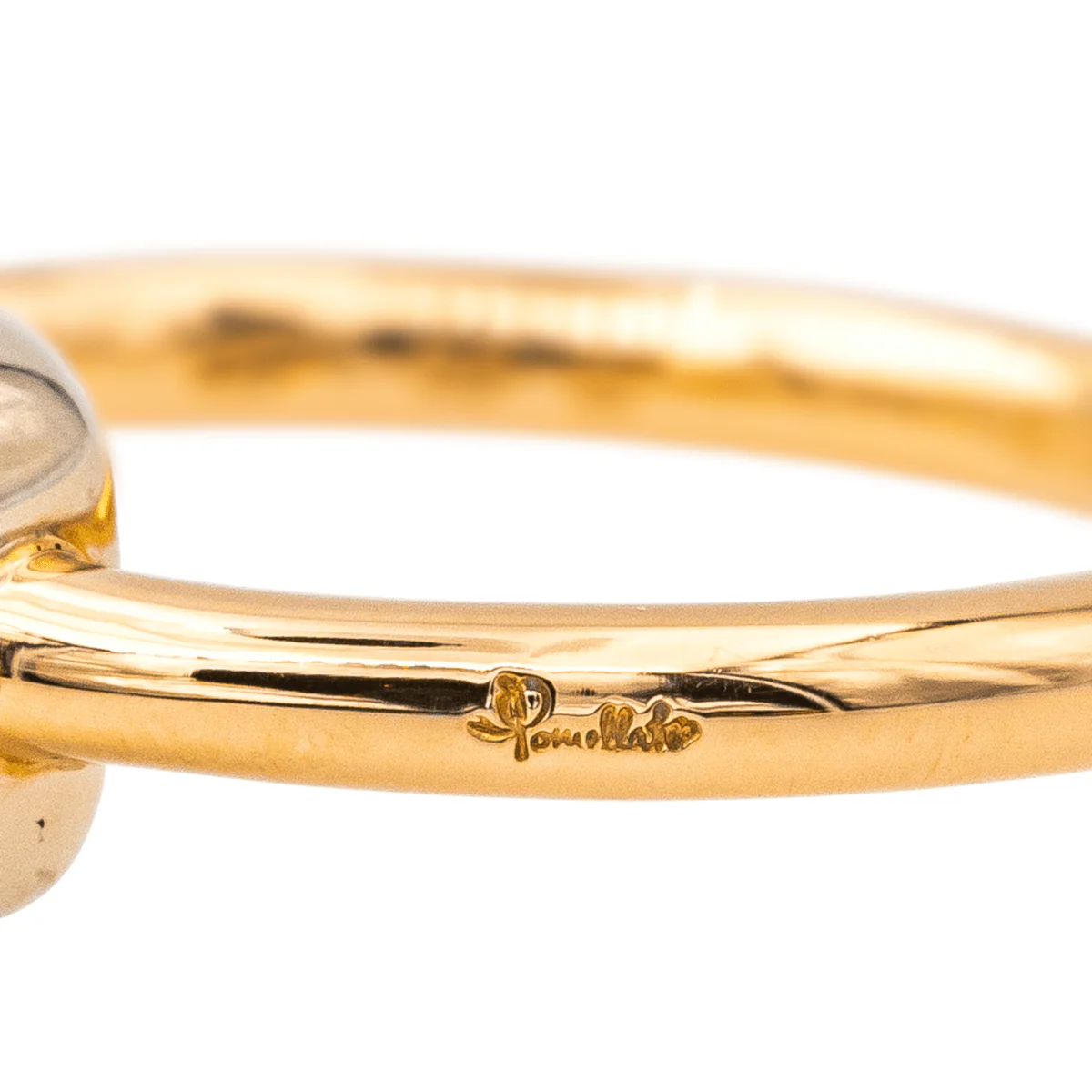 Bague POMELLATO, "Nudo" en or rose et citrine - Image 6