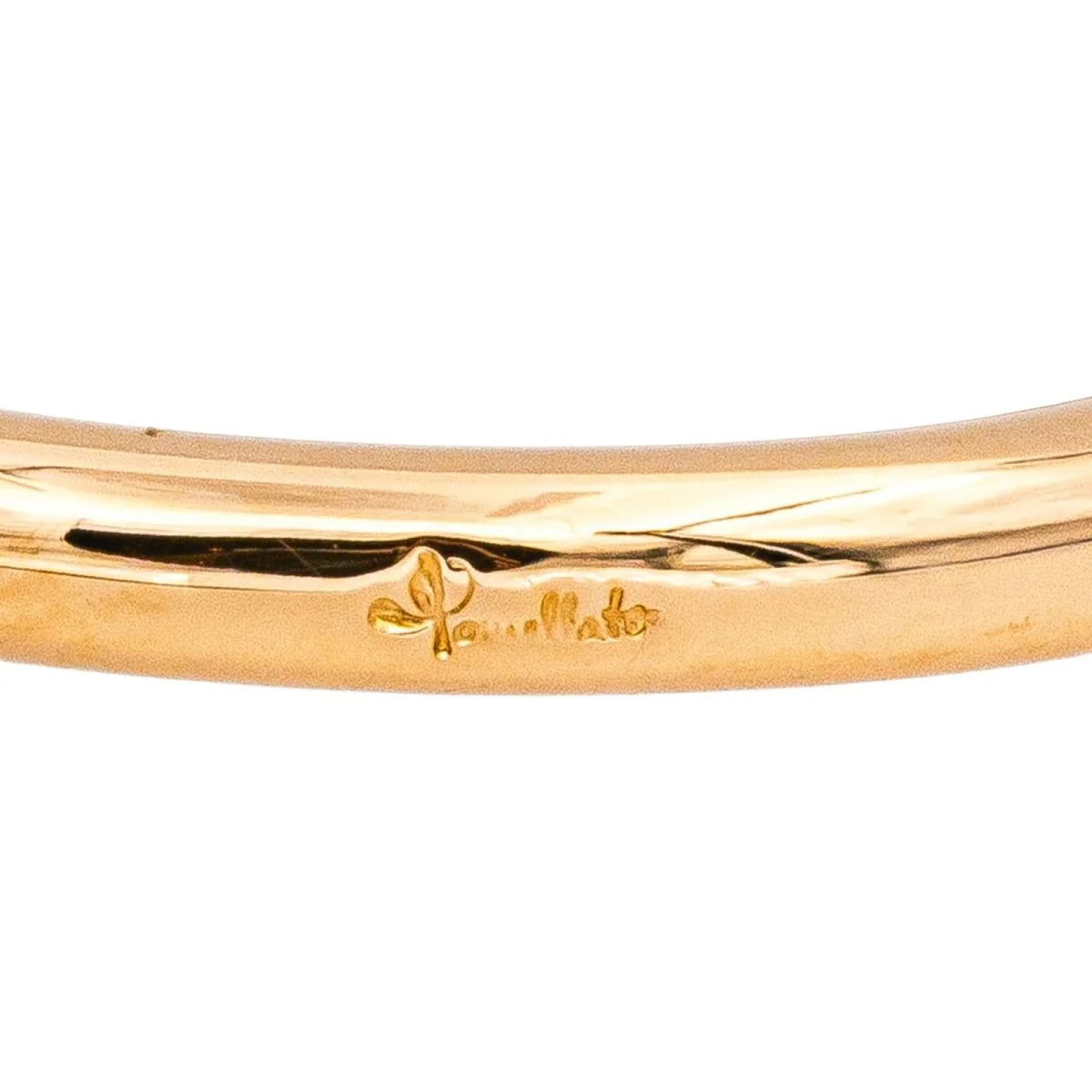Bague Solitaire POMELLATO "Nudo" en or rose et topaze - Image 6