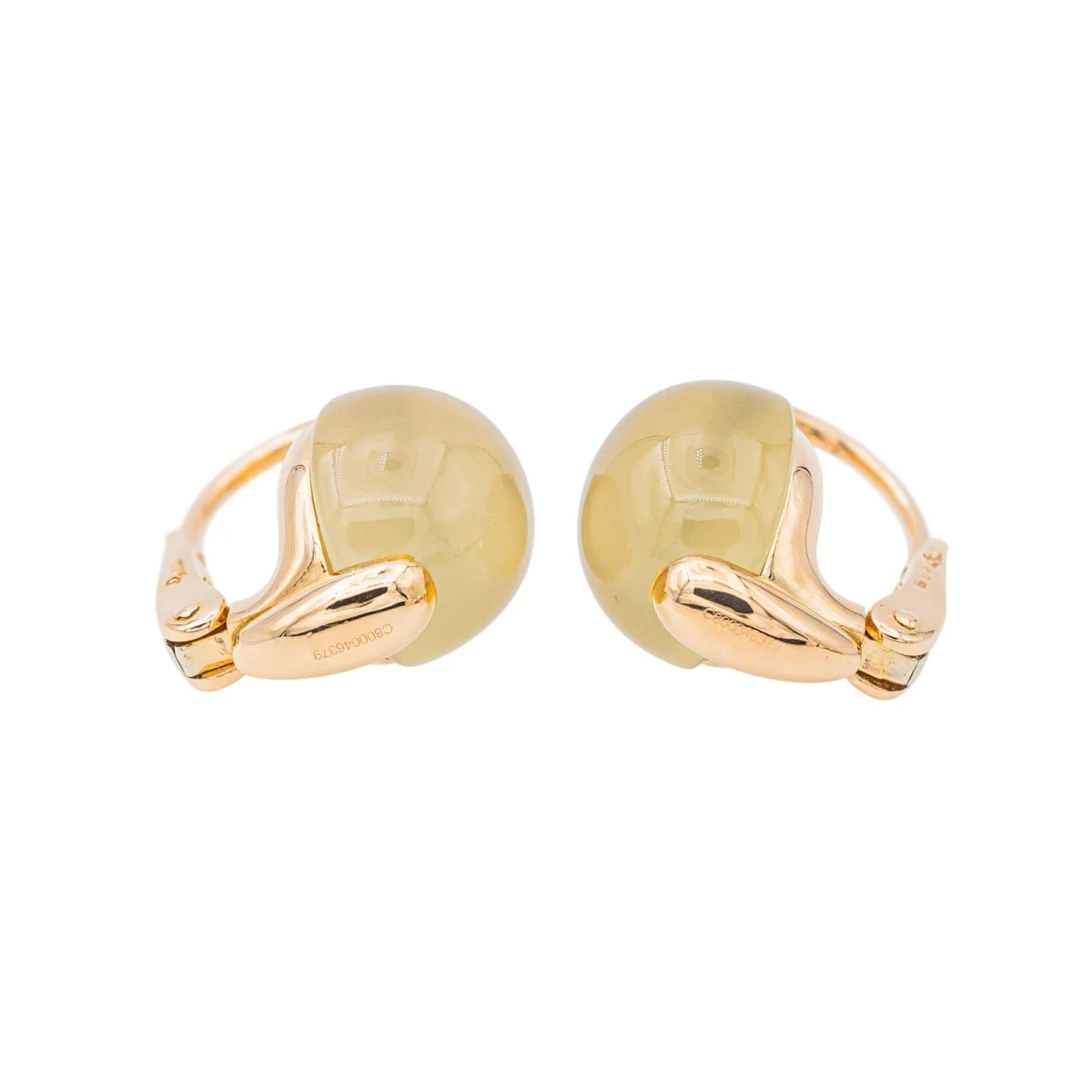 Boucles d'oreilles POMELLATO "Luna" en or rose et pierre de lune - Image 8