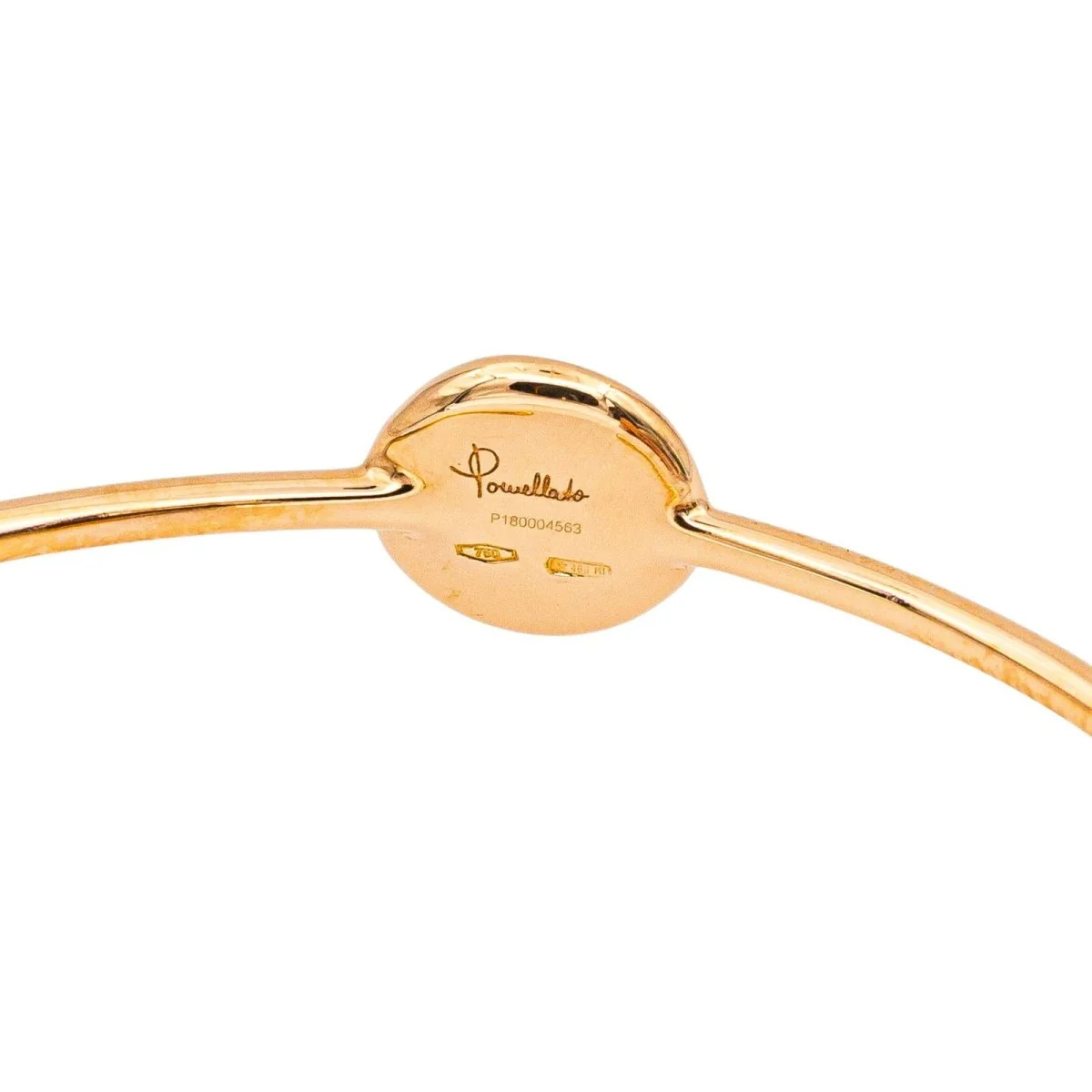 Bracelet Jonc POMELLATO "Sabbia" en or rose et diamants - Image 8