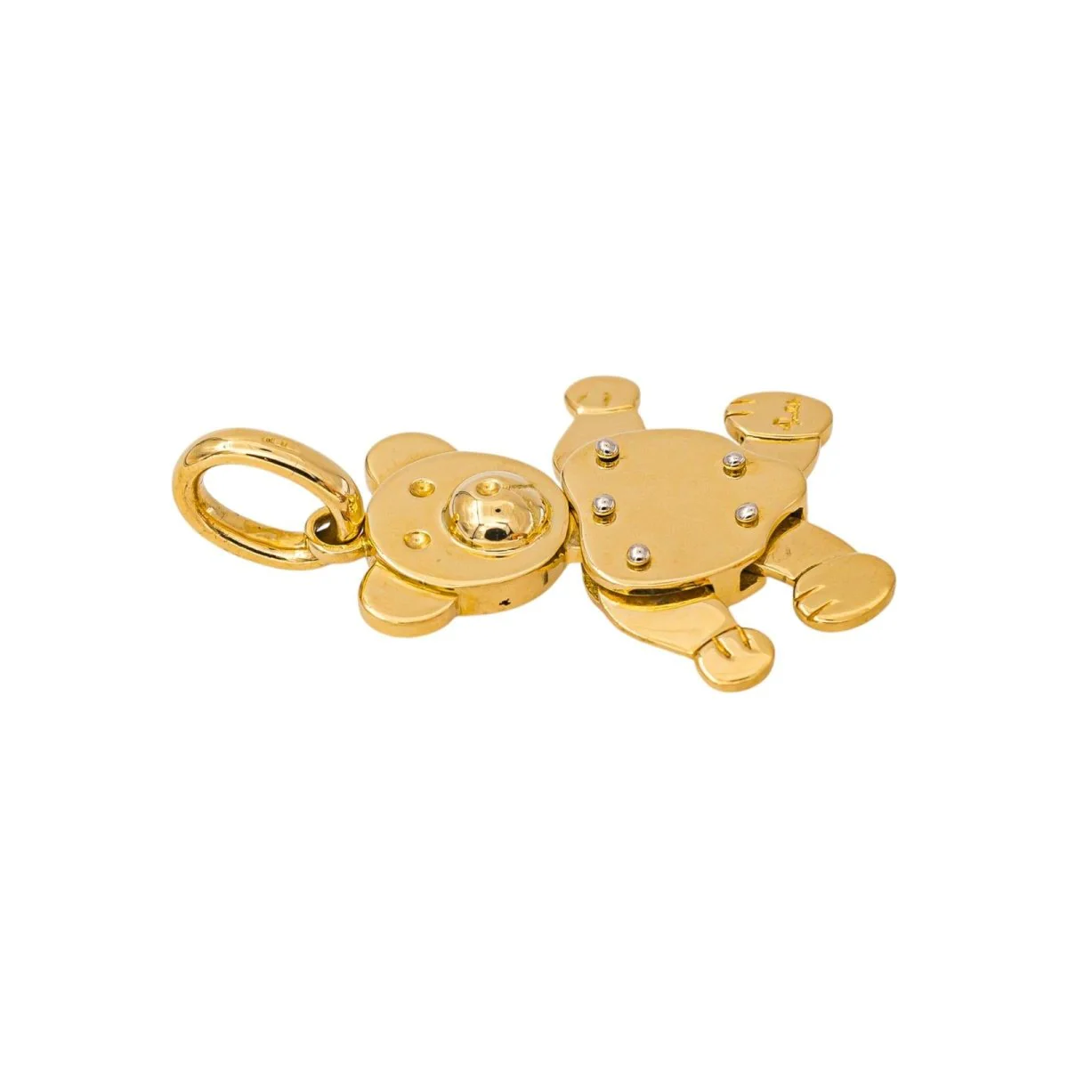 Pendentif POMELLATO "Orsetto" en or jaune - Image 2