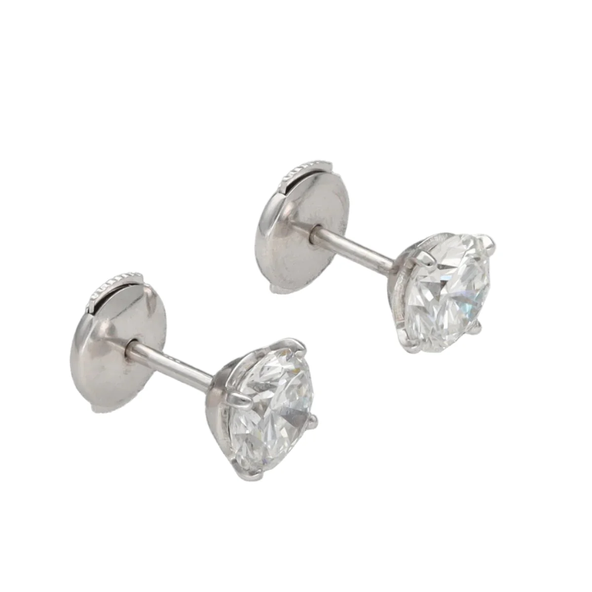 Puces d'oreilles en or et diamants - Image 3