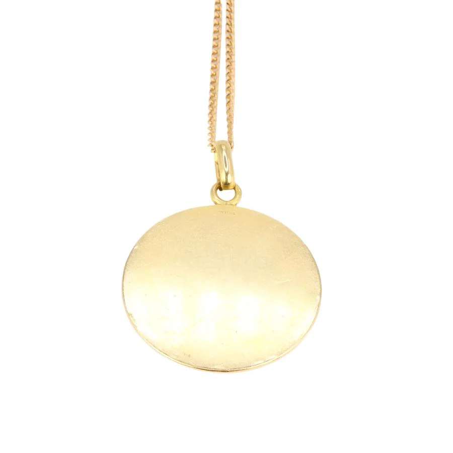Rare Médaille Augis Coq Ni vous sans moi, Ni moi sans vous en or, rubis, saphirs et diamants - Image 2