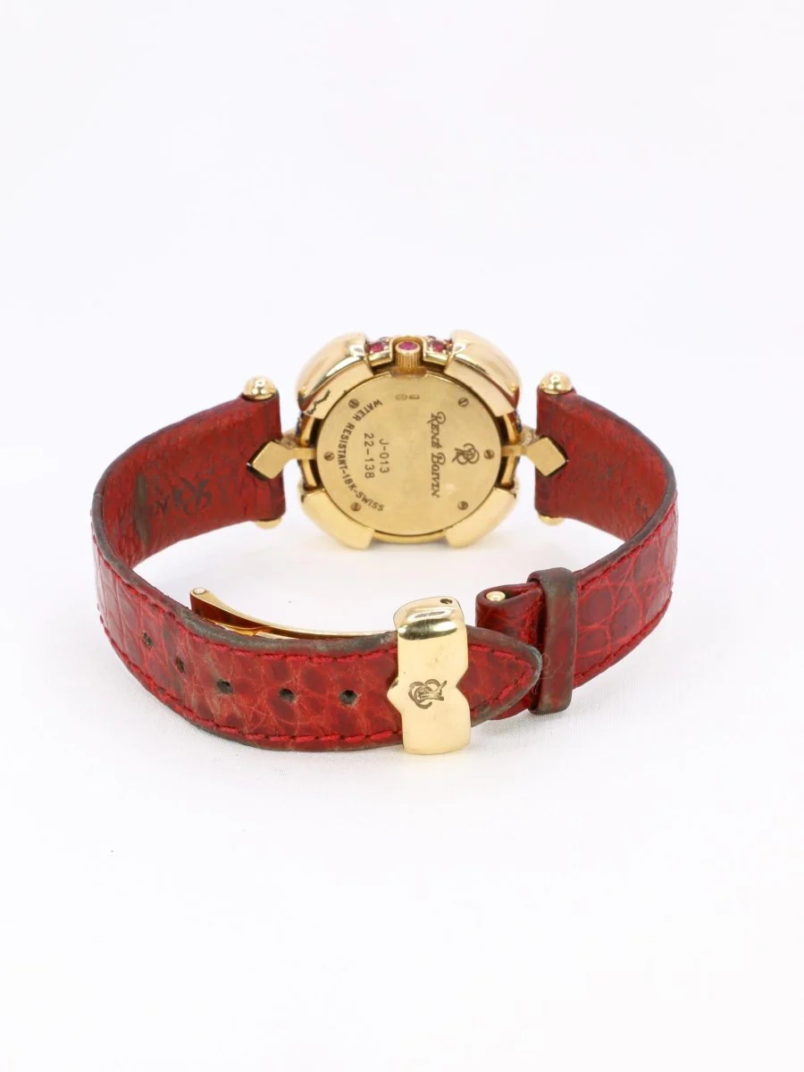 RENE BOIVIN Montre Chrysalide or jaune rubis saphirs diamants - Image 8