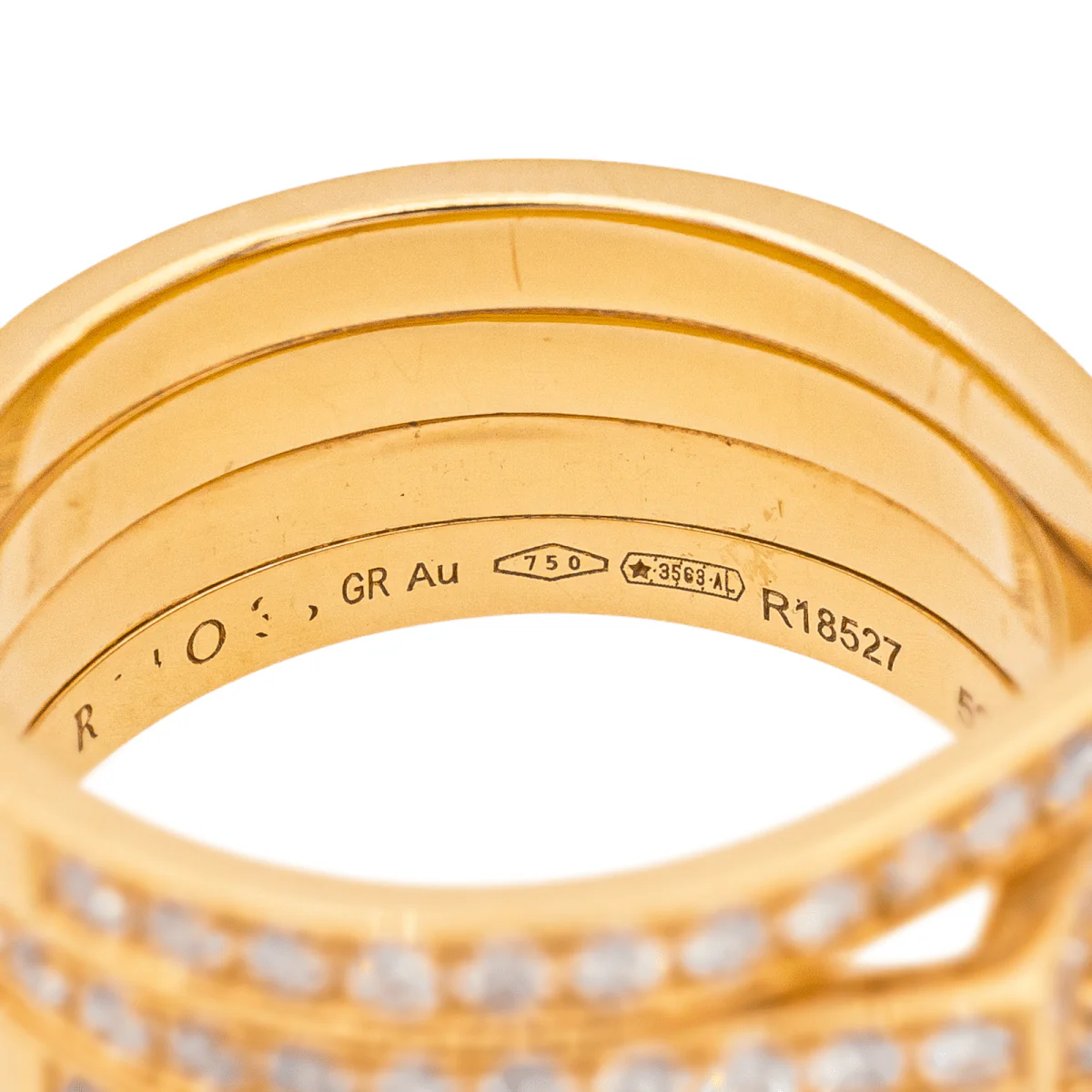 Bague REPOSSI "Antifer" en or rose et diamants - Image 7