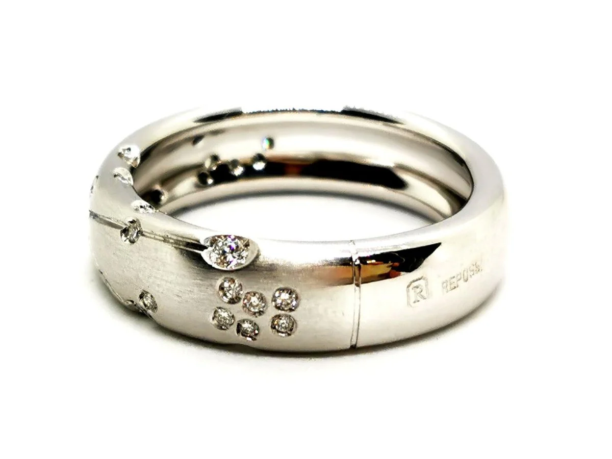 Repossi Bague Astrale Or blanc Diamant - Image 6