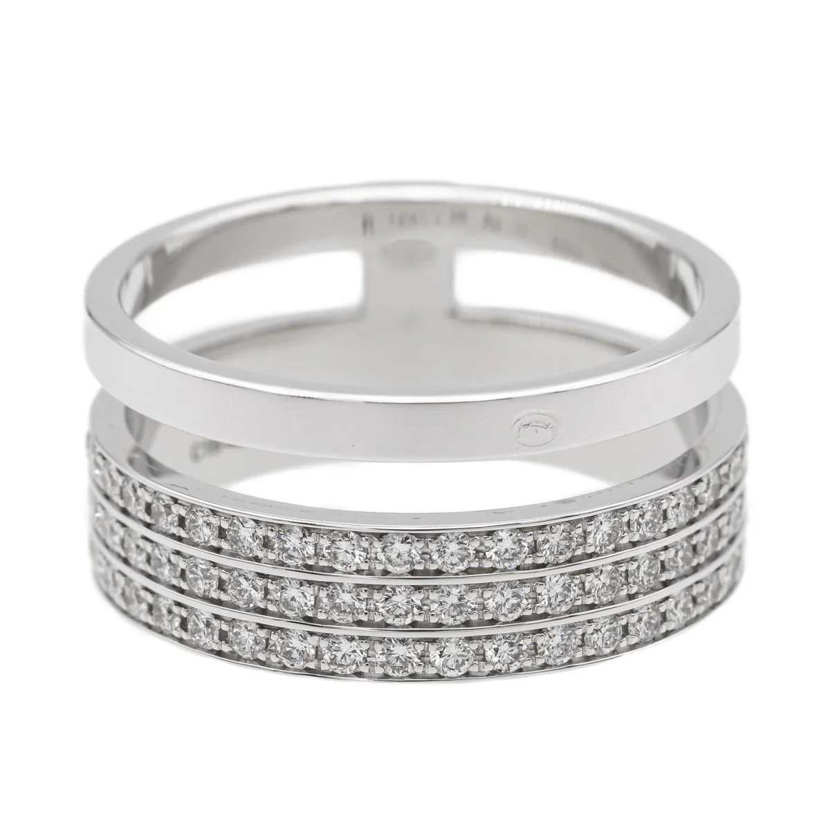 Bague REPOSSI "Berbère" en or blanc et diamants