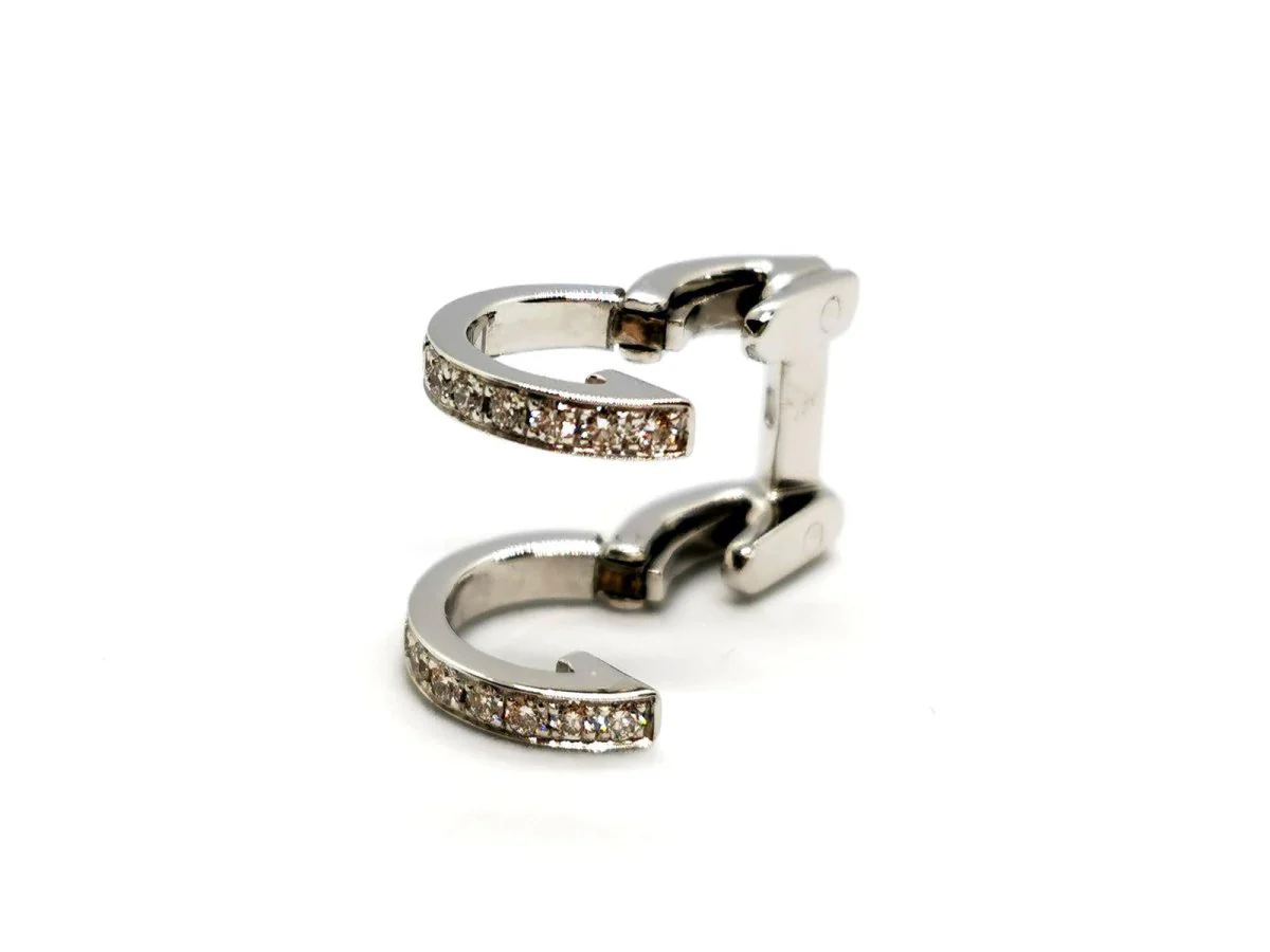 Clip d'oreille REPOSSI "Berbère", en or blanc et diamants - Image 4