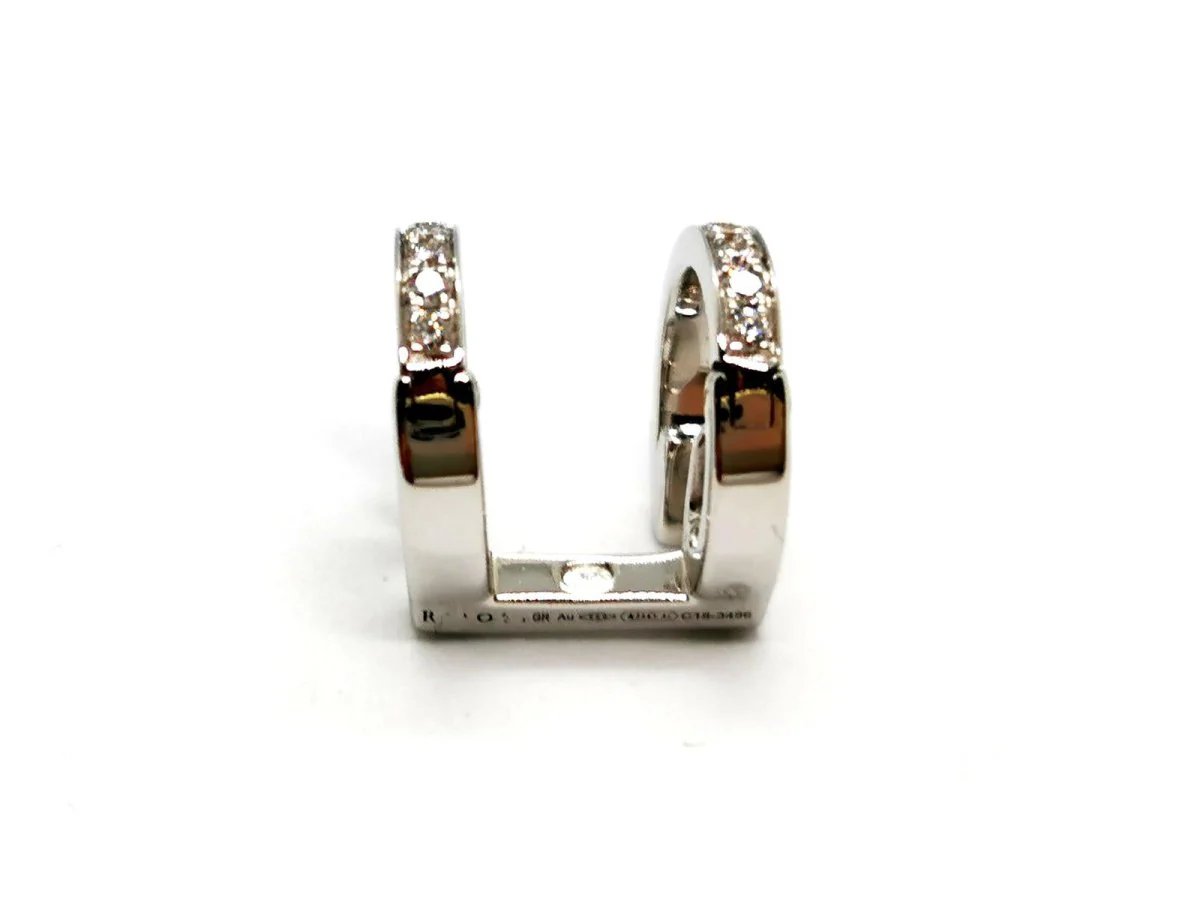 Clip d'oreille REPOSSI "Berbère", en or blanc et diamants - Image 5