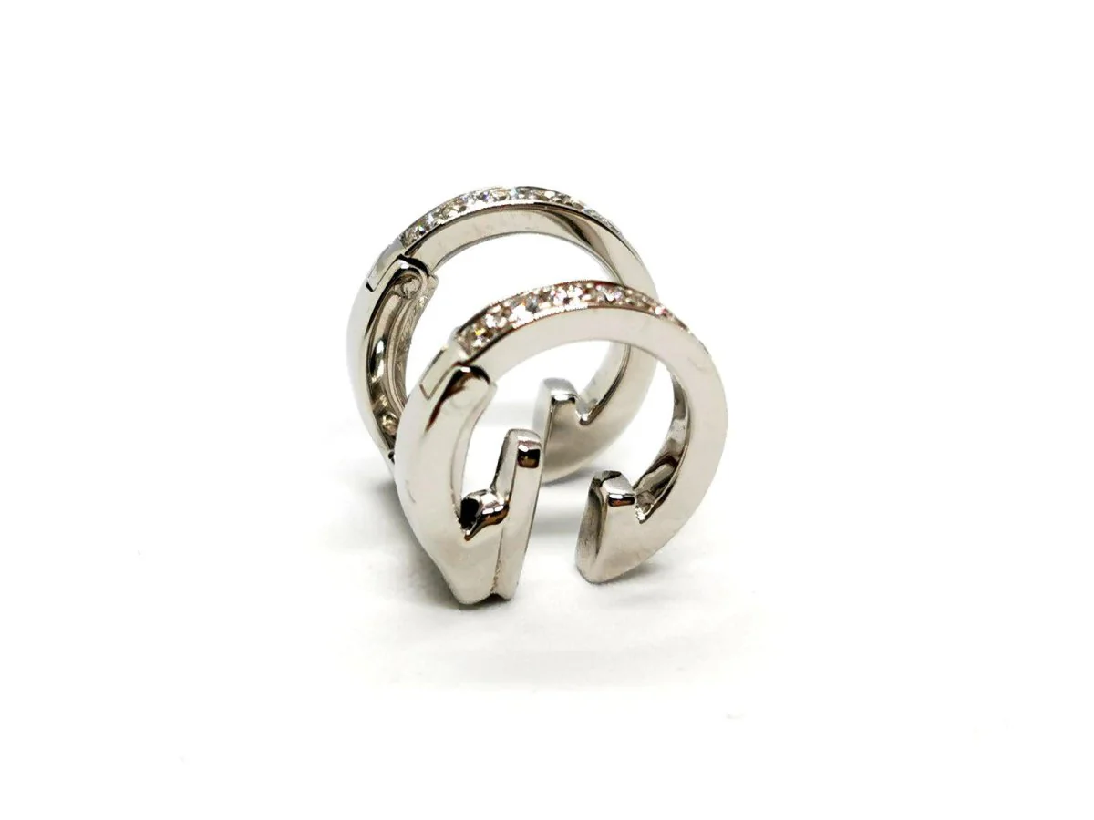 Clip d'oreille REPOSSI "Berbère", en or blanc et diamants - Image 6