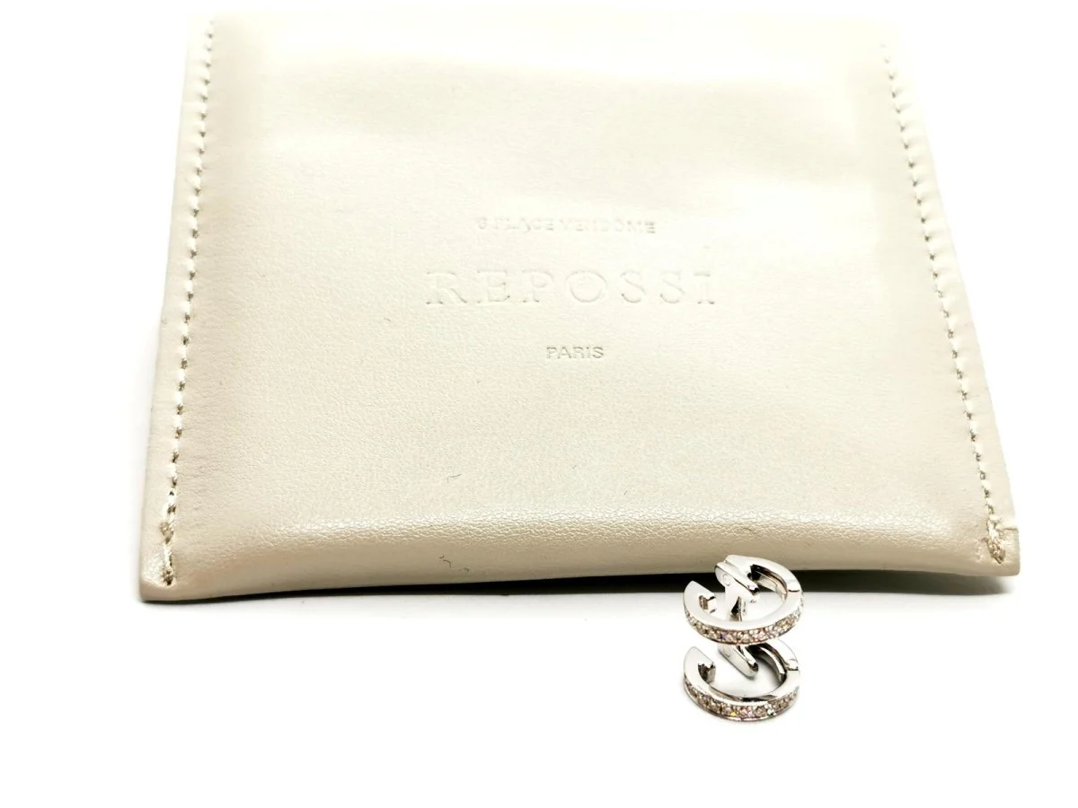 Clip d'oreille REPOSSI "Berbère", en or blanc et diamants - Image 7