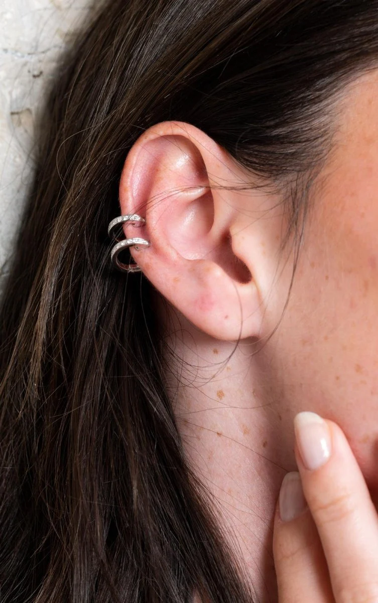 Clip d'oreille REPOSSI "Berbère", en or blanc et diamants - Image 8