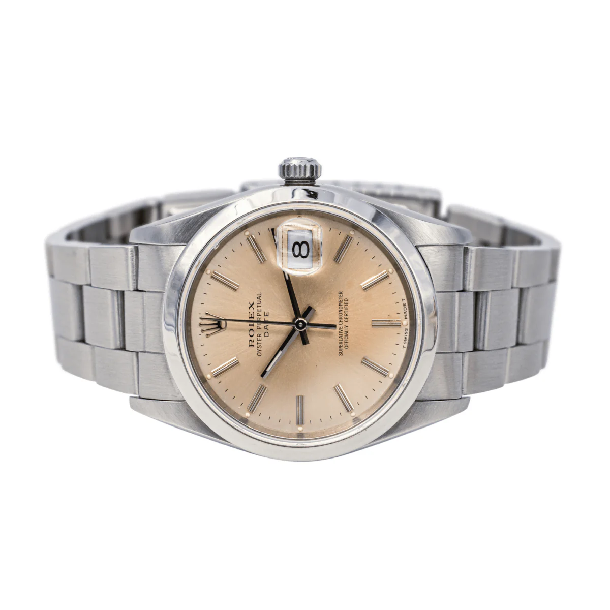 Montre ROLEX "Datejust" en acier et saphir - Image 3