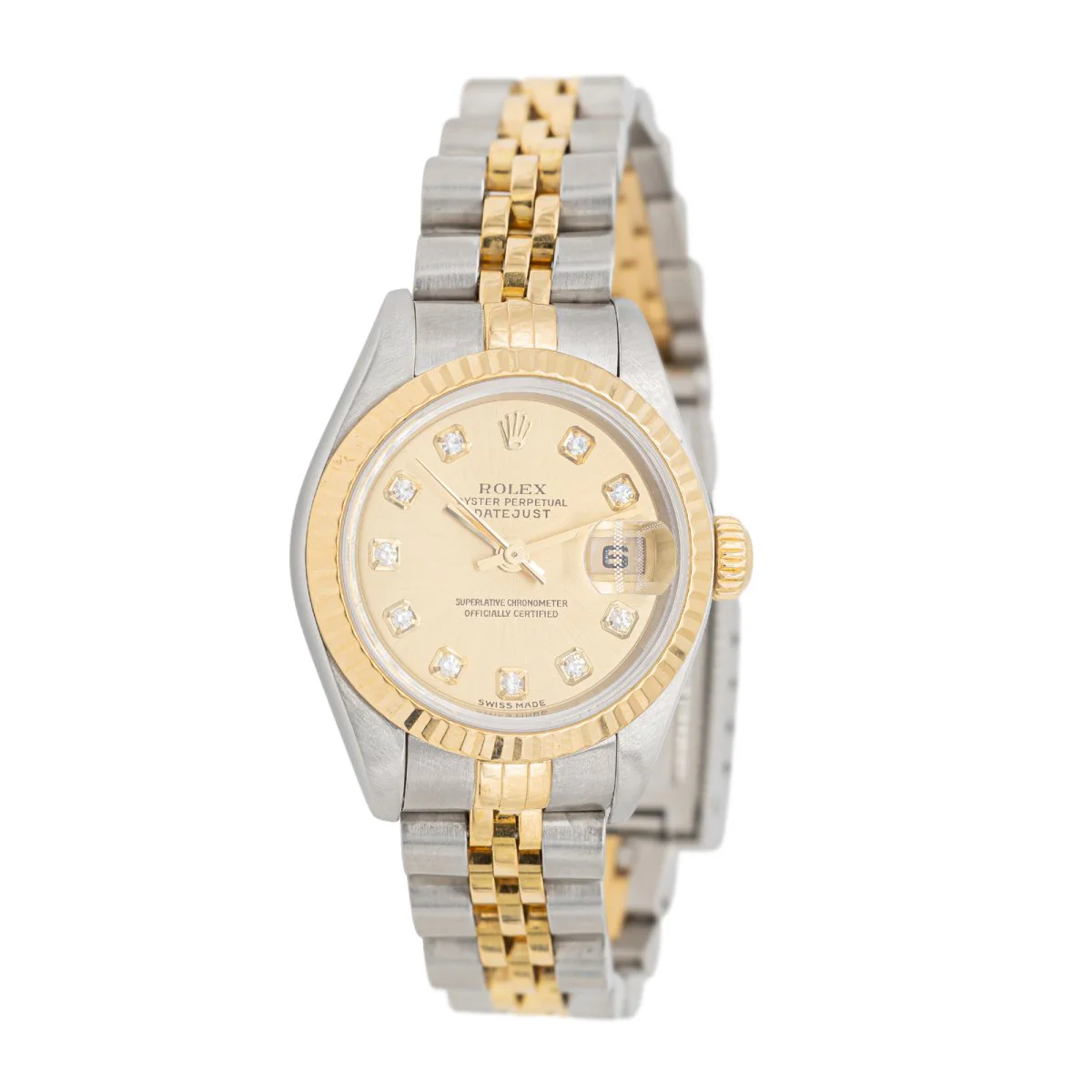 Rolex Montre Datejust Acier Diamant