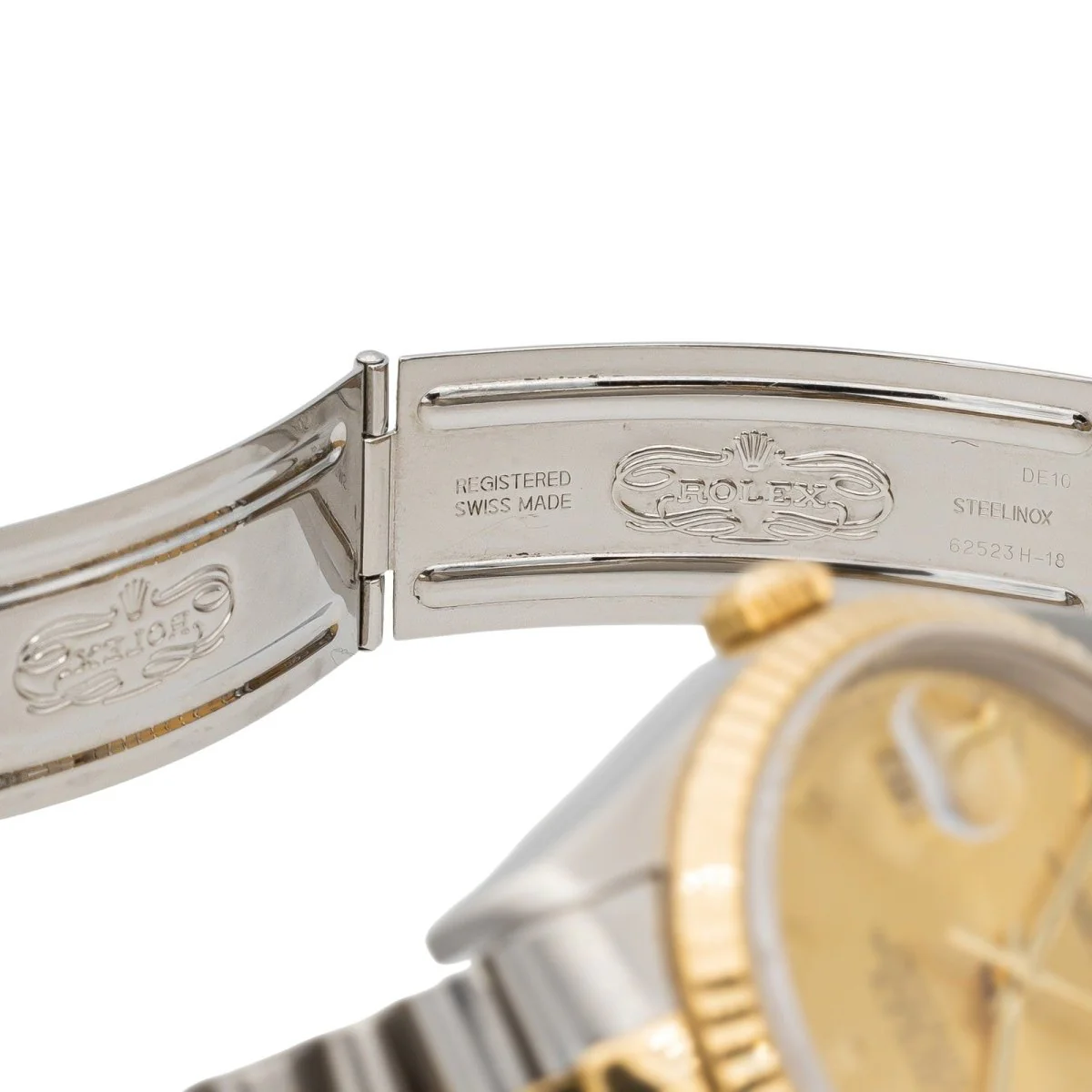 Montre ROLEX "Datejust" or jaune et acier - Image 5