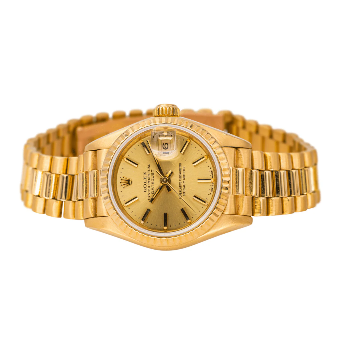 Montre ROLEX "Lady-Datejust" en or jaune - Image 4