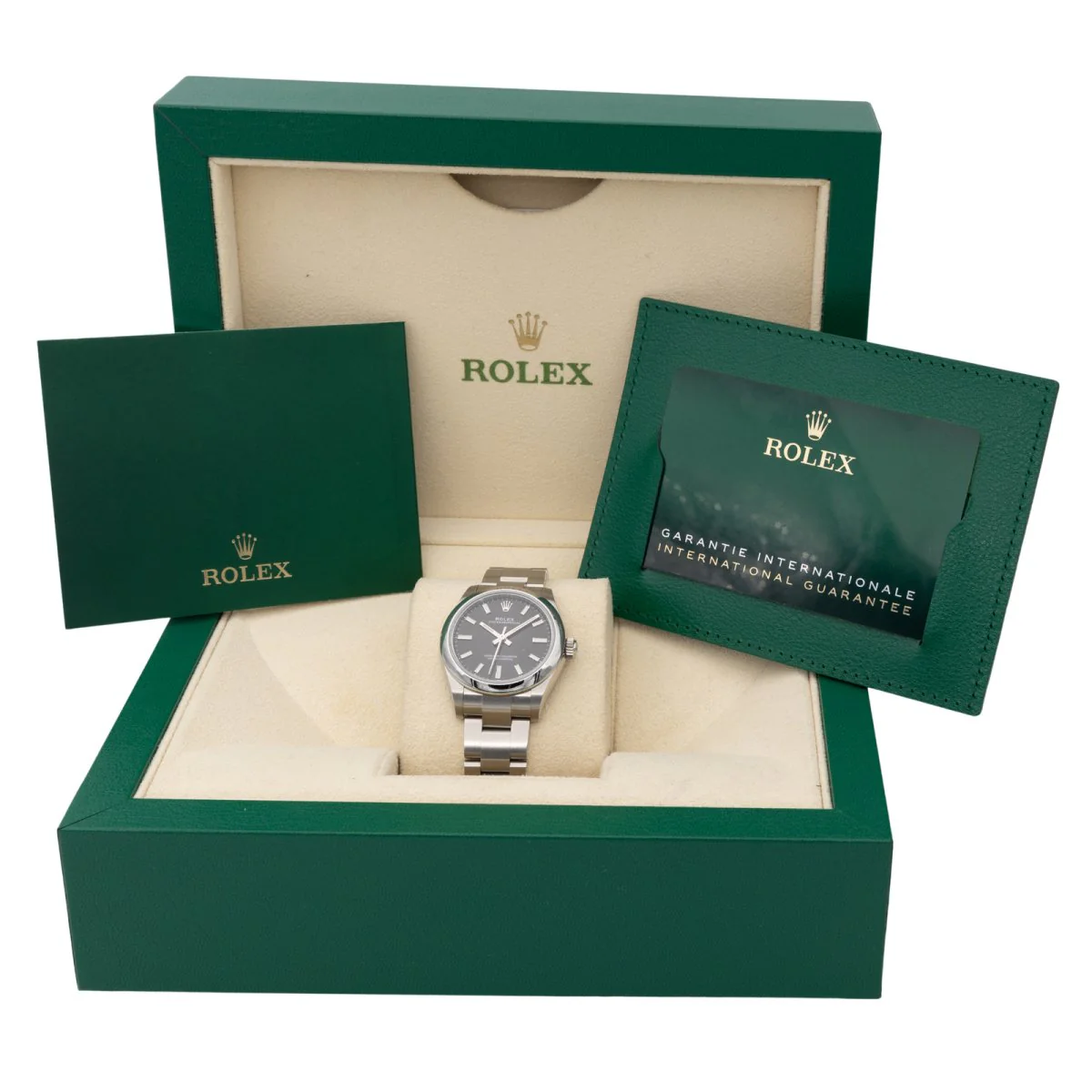 Montre ROLEX Oyster perpetual en acier - Image 3