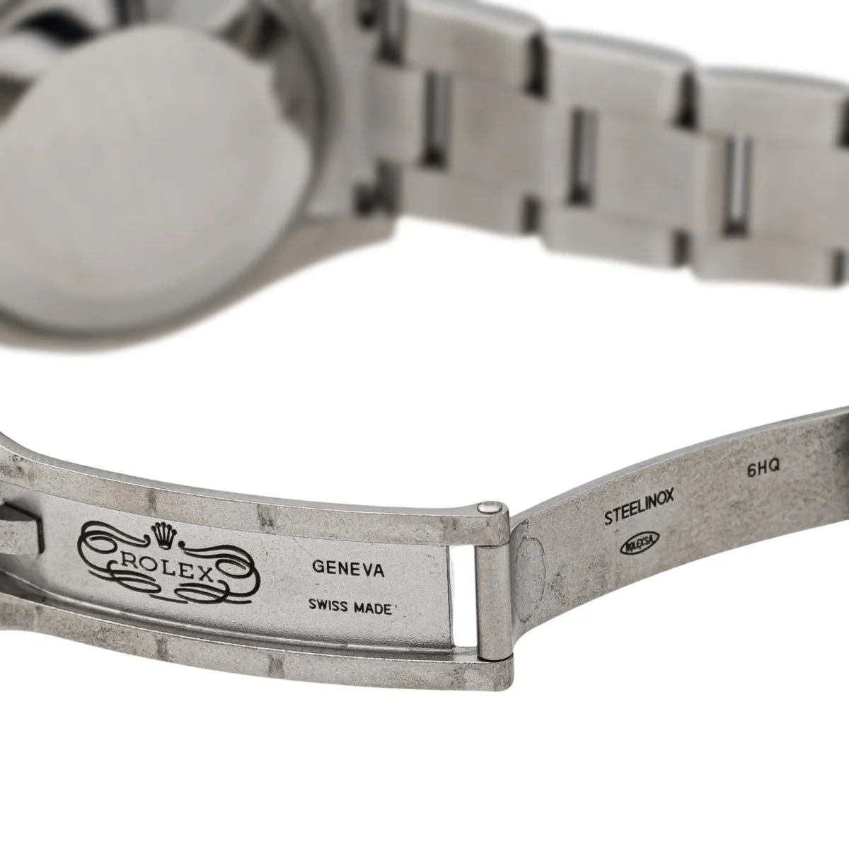 Montre ROLEX "Oyster perpetual 177200" en acier - Image 7