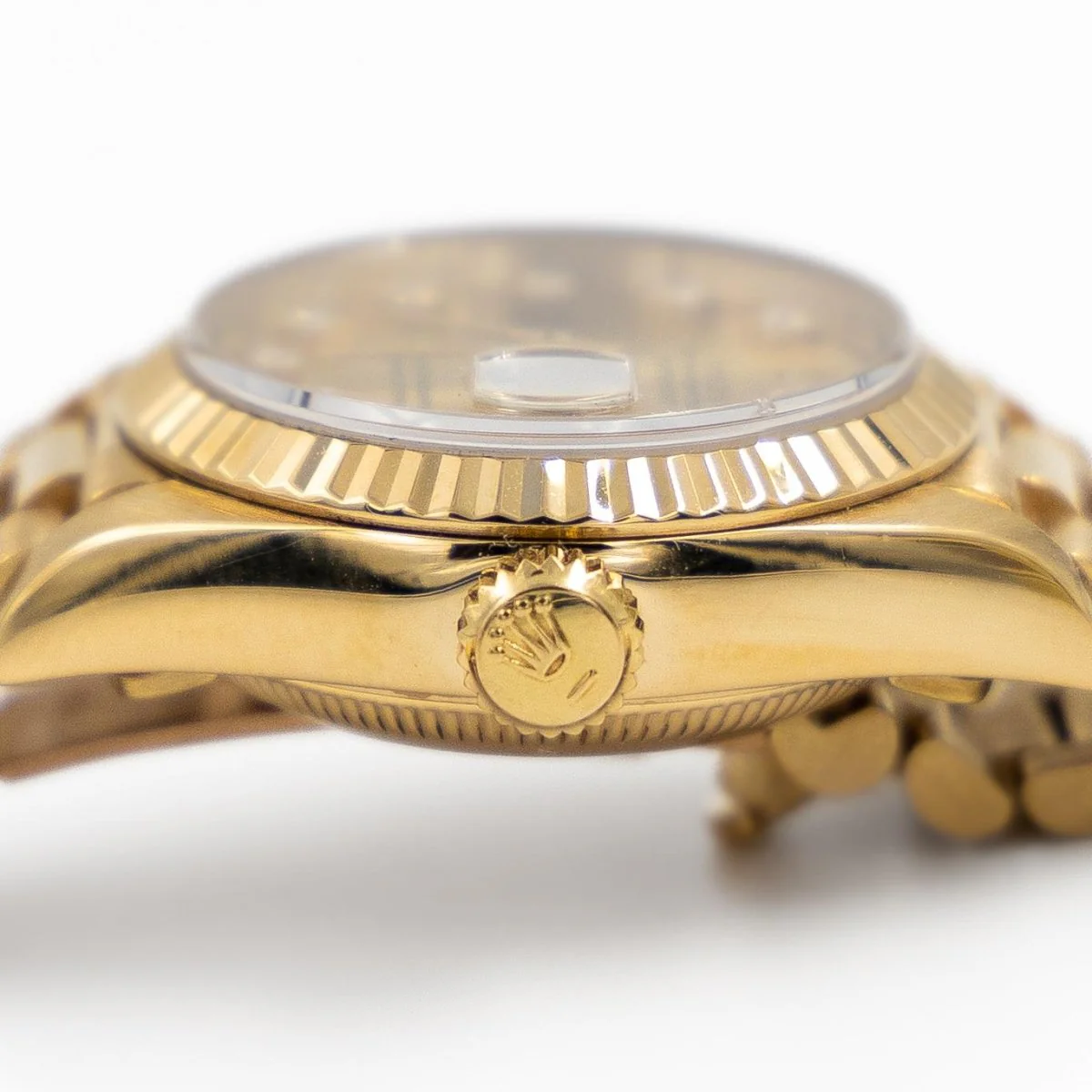 Rolex Montre Oyster Perpetual Date Juste Or jaune Diamant - Image 3