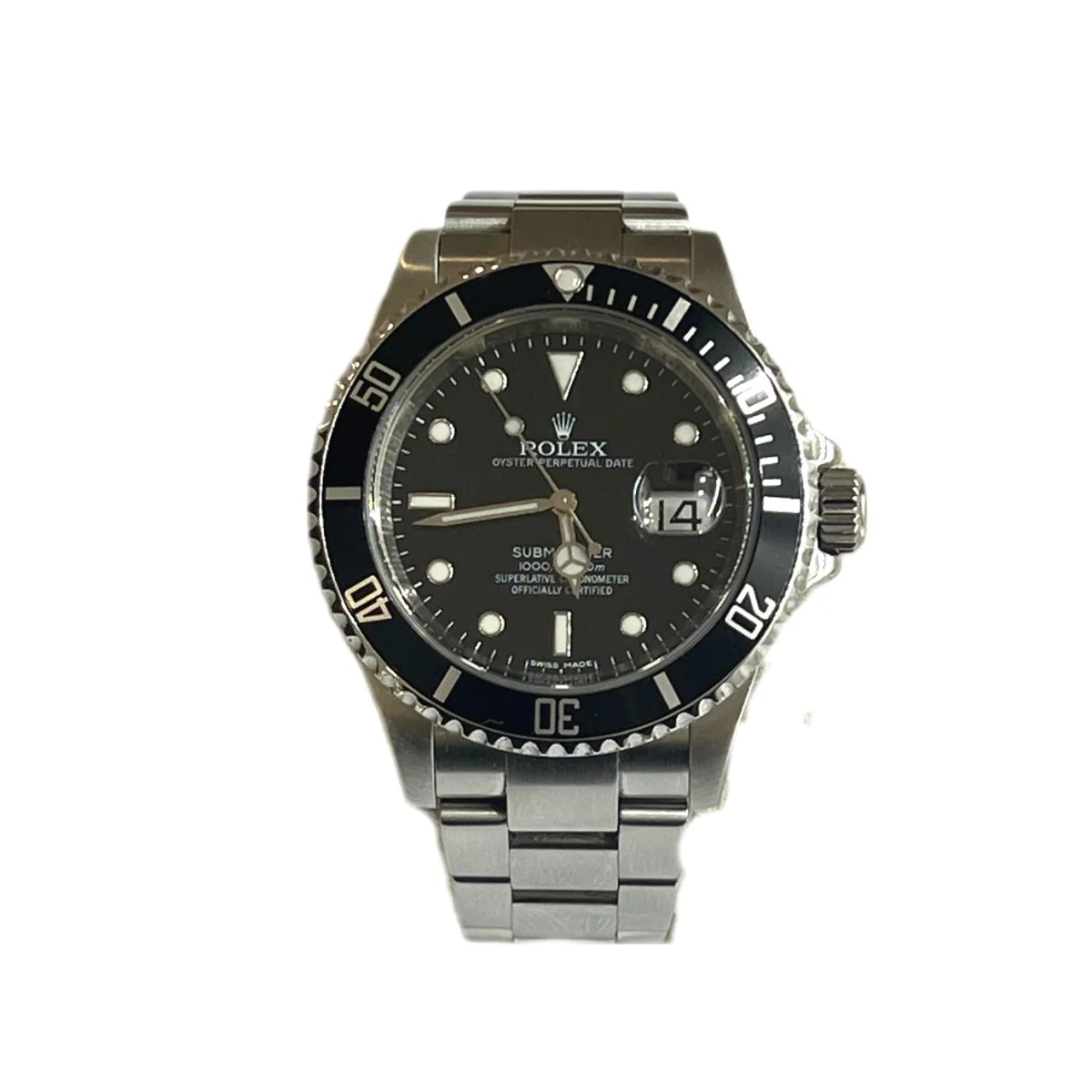 Montre ROLEX  Submariner en acier