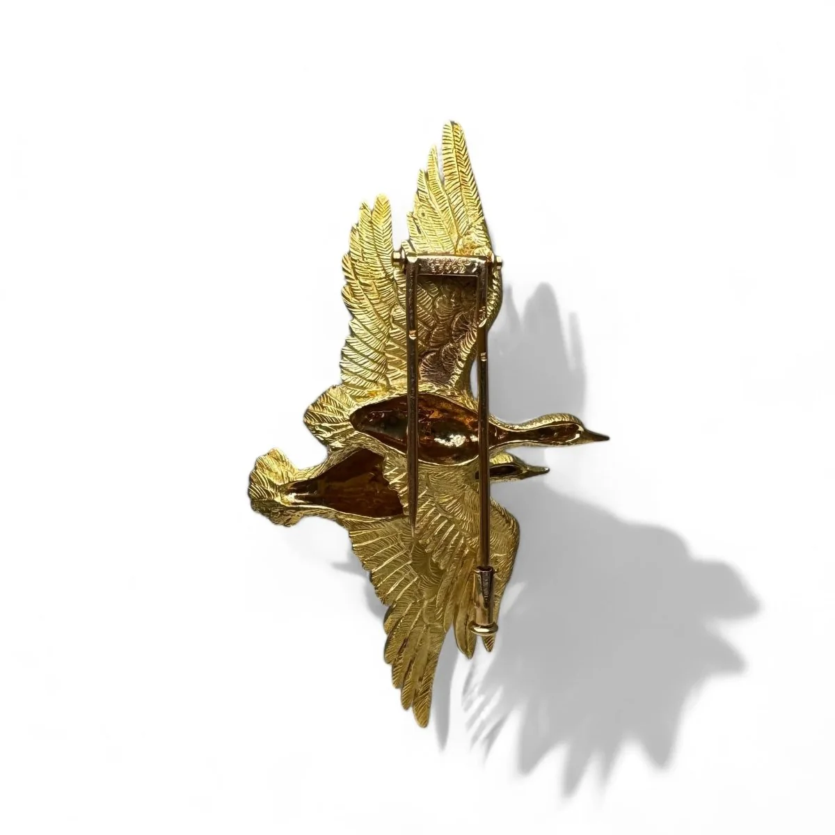 HERMÈS par GEORGES LENFANT Broche « Canards » - Image 3