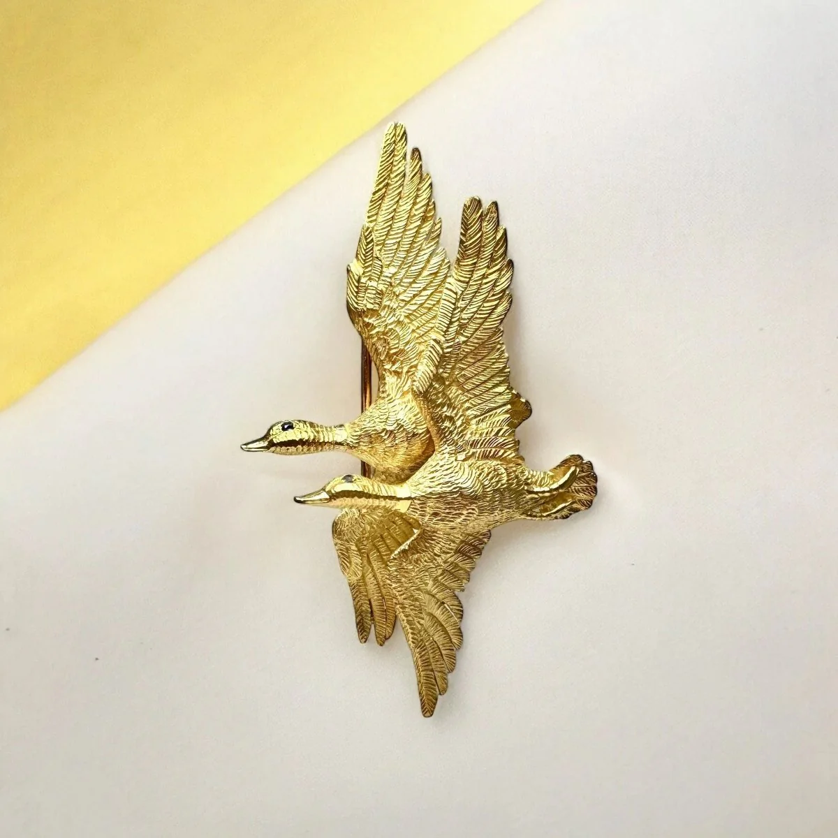 HERMÈS par GEORGES LENFANT Broche « Canards » - Image 5